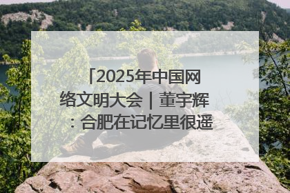 2025年中国网络文明大会｜董宇辉：合肥在记忆里很遥远也很亲切