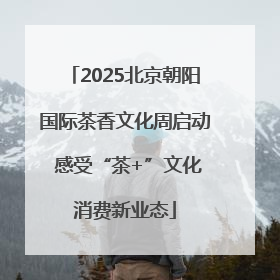2025北京朝阳国际茶香文化周启动 感受“茶+”文化消费新业态