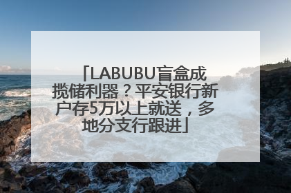 LABUBU盲盒成揽储利器？平安银行新户存5万以上就送，多地分支行跟进